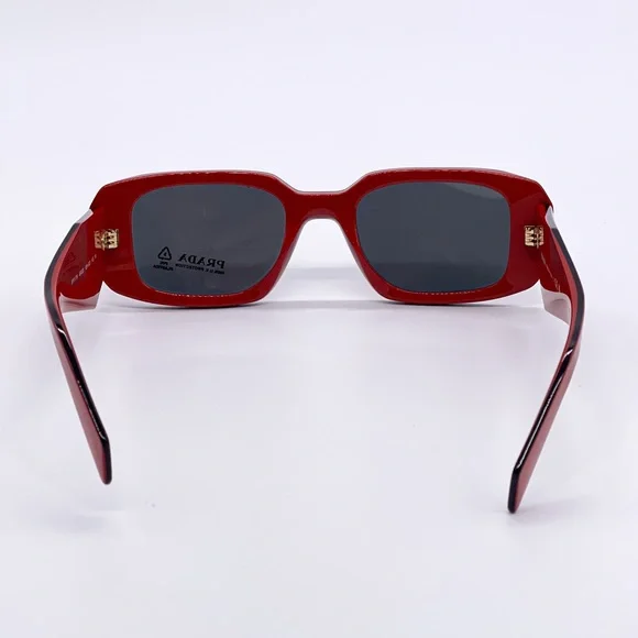 NEW PR17WS 12N5S0 PRADA SUNGLASSES SPR 17W RED UNISEX EYEWEAR PRADA PR 17WS - Picture 10 of 15